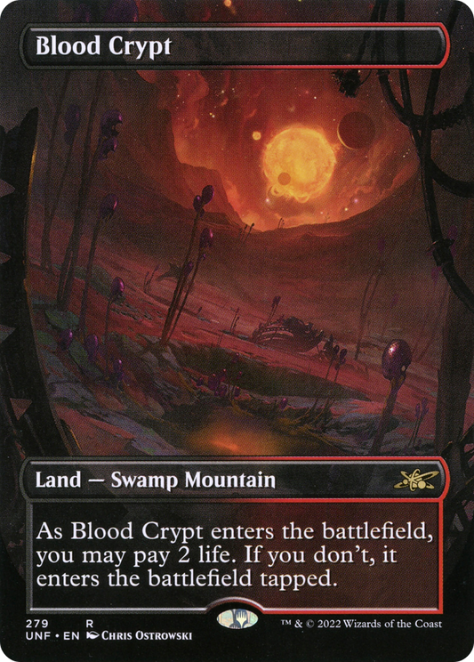 Blood Crypt  (Borderless)(UNF-279) - Unfinity Foil