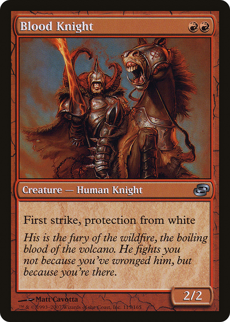 Blood Knight (PLC-115) - Planar Chaos: (colorshifted)