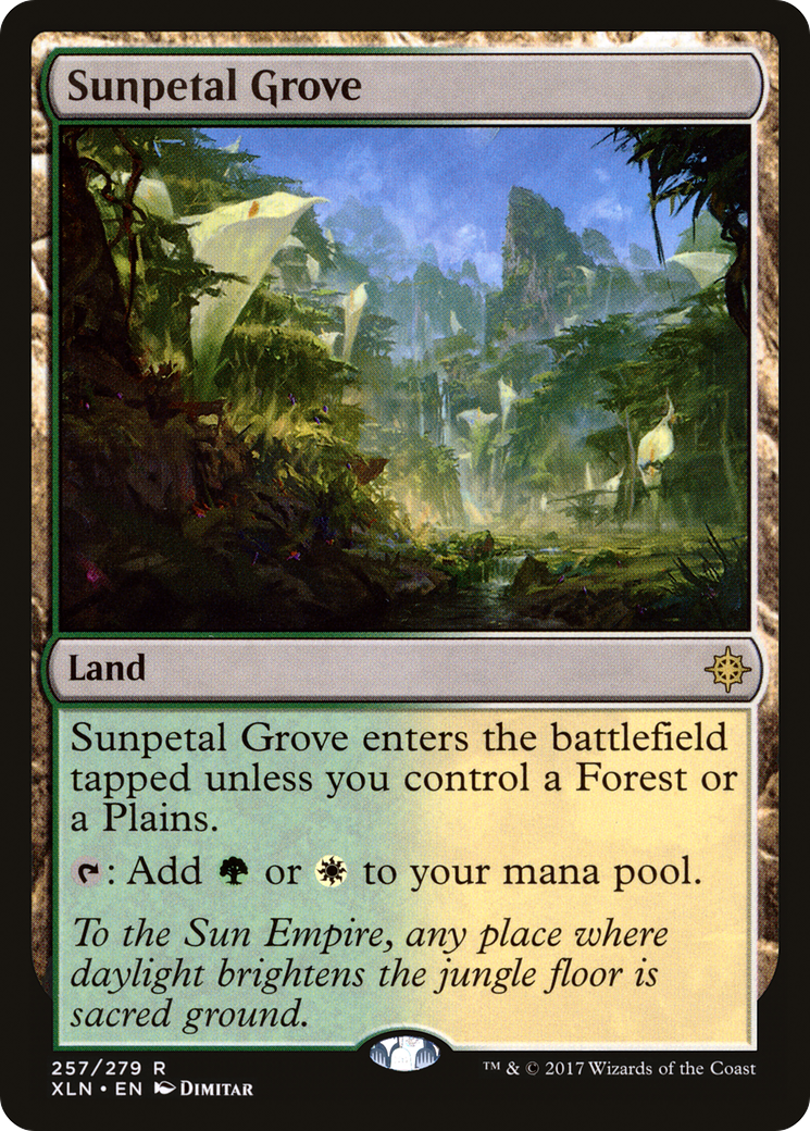 Sunpetal Grove (XLN-257) - Ixalan Foil