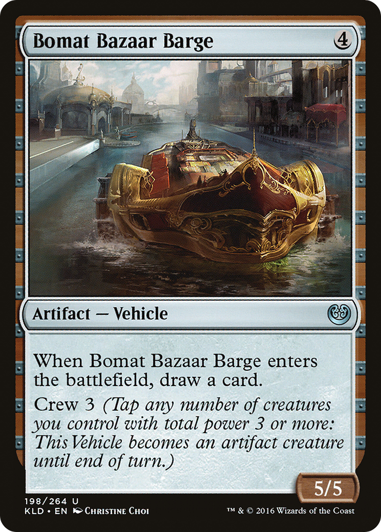 Bomat Bazaar Barge (KLD-198) - Kaladesh Foil