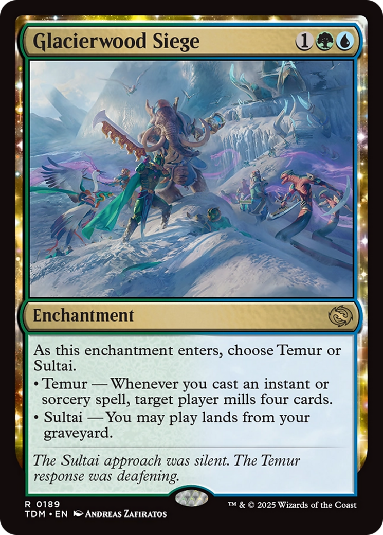 Glacierwood Siege (TDM-189) - Tarkir: Dragonstorm