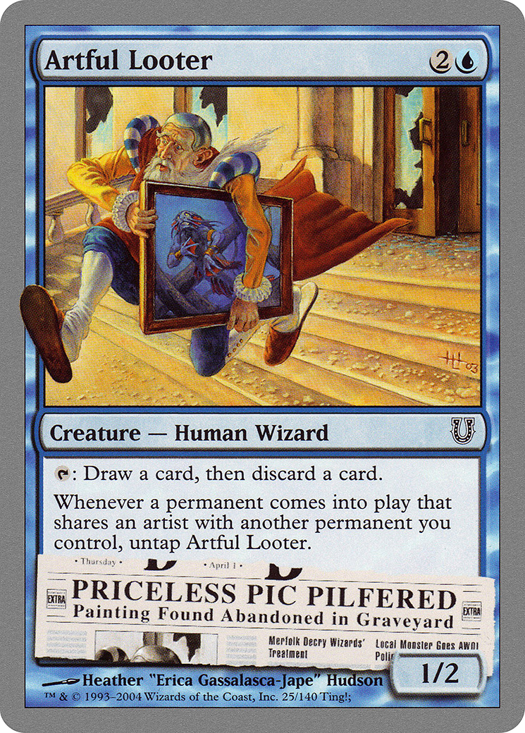 Artful Looter (UNH-025) - Unhinged Foil