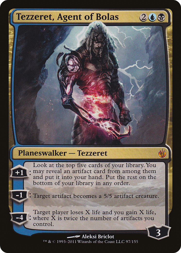 Tezzeret, Agent of Bolas (MBS-097) - Mirrodin Besieged