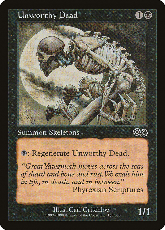 Unworthy Dead (USG-163) - Urza's Saga