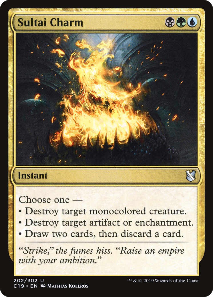 Sultai Charm (C19-202) - Commander 2019