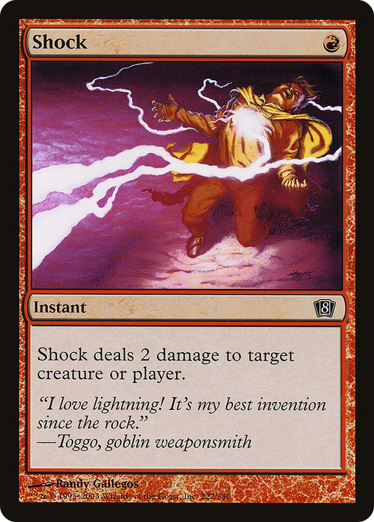 Shock (8ED-222★) - Eighth Edition Foil