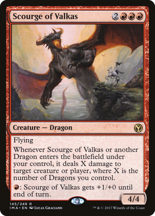 Scourge of Valkas (IMA-145) - Iconic Masters Foil