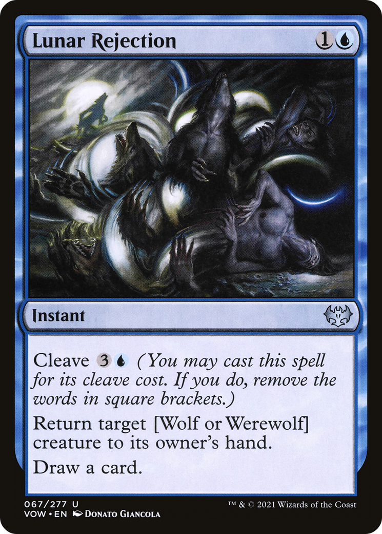 Lunar Rejection (VOW-067) - Innistrad: Crimson Vow Foil