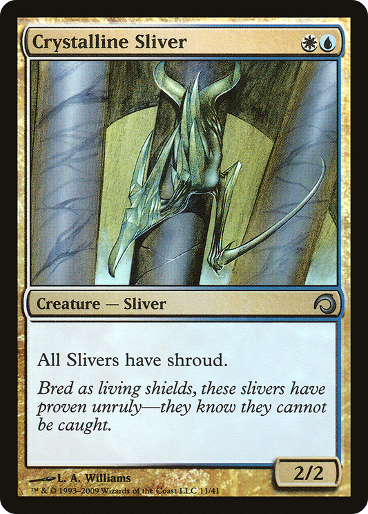 Crystalline Sliver (H09-011) - Premium Deck Series: Slivers Foil