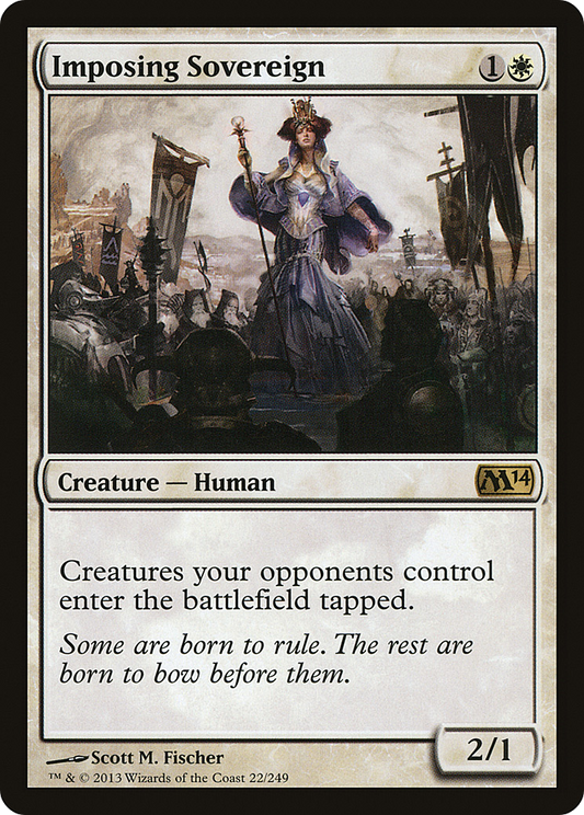 Imposing Sovereign (M14-022) - Magic 2014 Foil