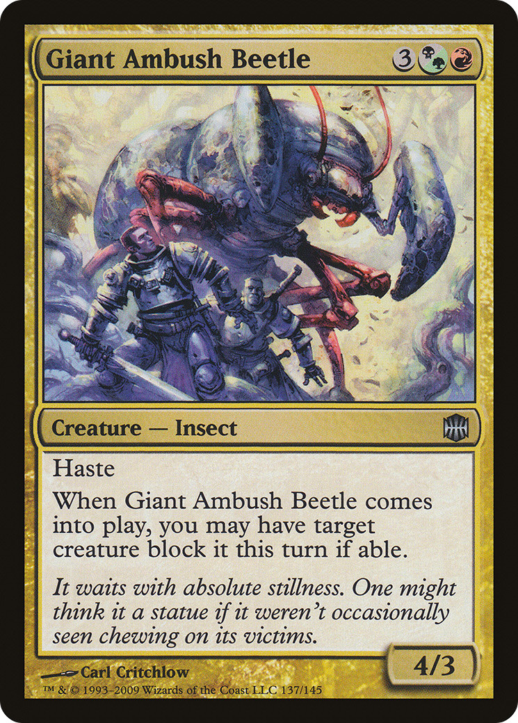 Giant Ambush Beetle (ARB-137) - Alara Reborn