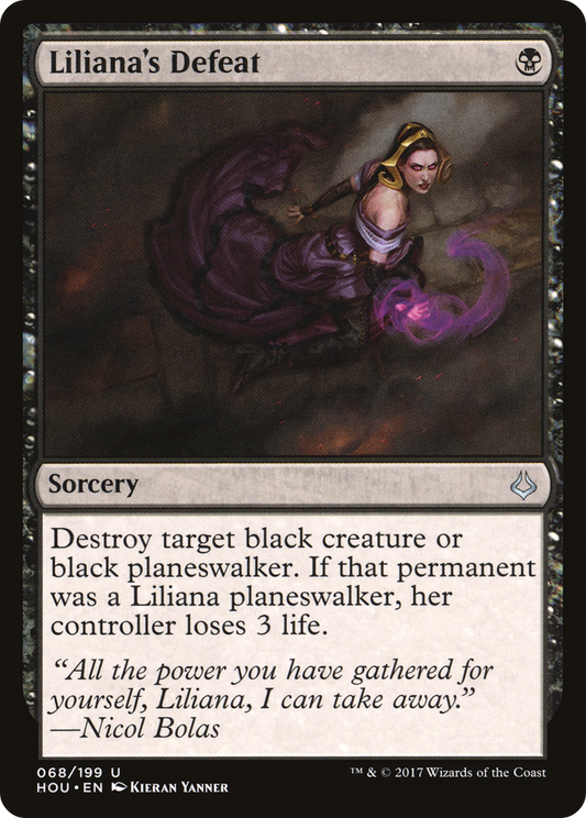 Liliana's Defeat (HOU-068) - Hour of Devastation Foil