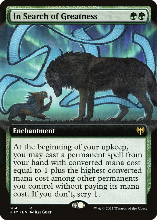 In Search of Greatness (KHM-364) - Kaldheim: (Extended Art) Foil