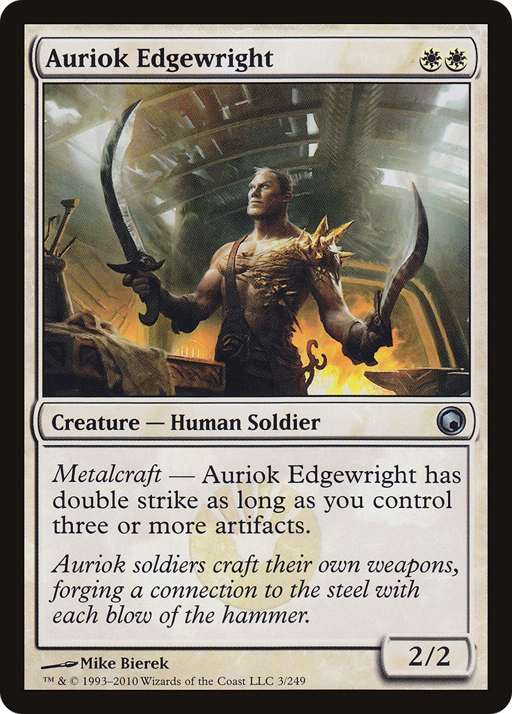 Auriok Edgewright (SOM-003) - Scars of Mirrodin