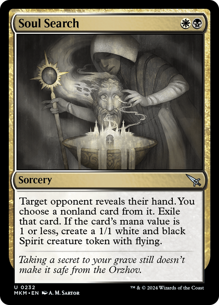 Soul Search  (MKM-232) - Murders at Karlov Manor Foil