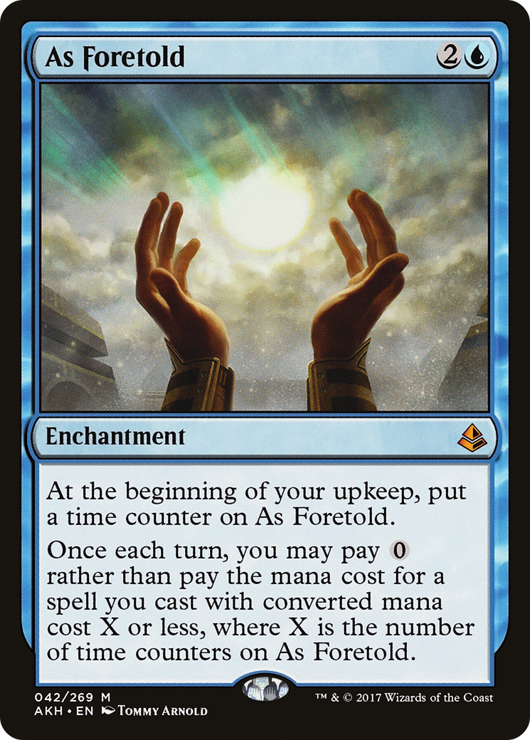 As Foretold (AKH-042) - Amonkhet Foil