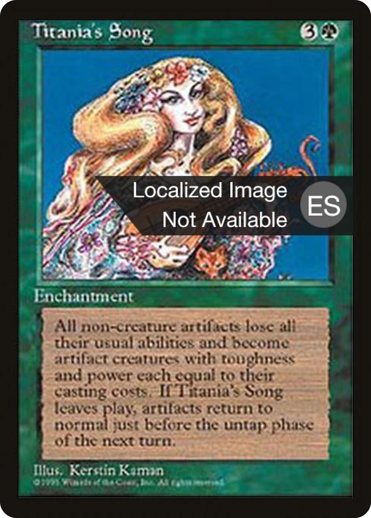 Titania's Song (4BB-276) - Fourth Edition Foreign Black Border