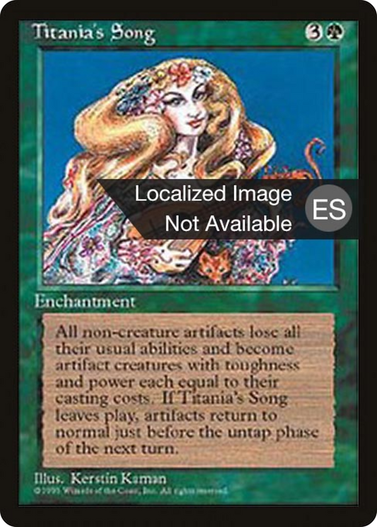 Titania's Song (4BB-276) - Fourth Edition Foreign Black Border