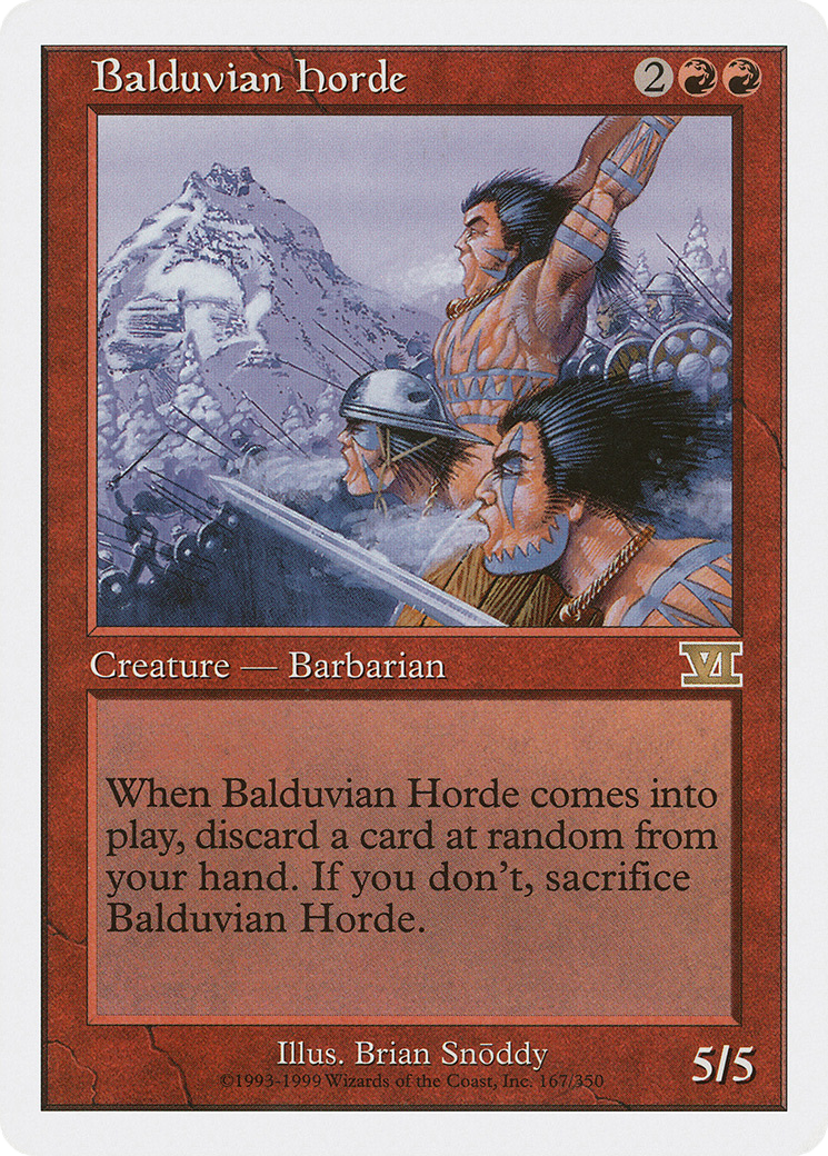 Balduvian Horde (6ED-167) - Classic Sixth Edition