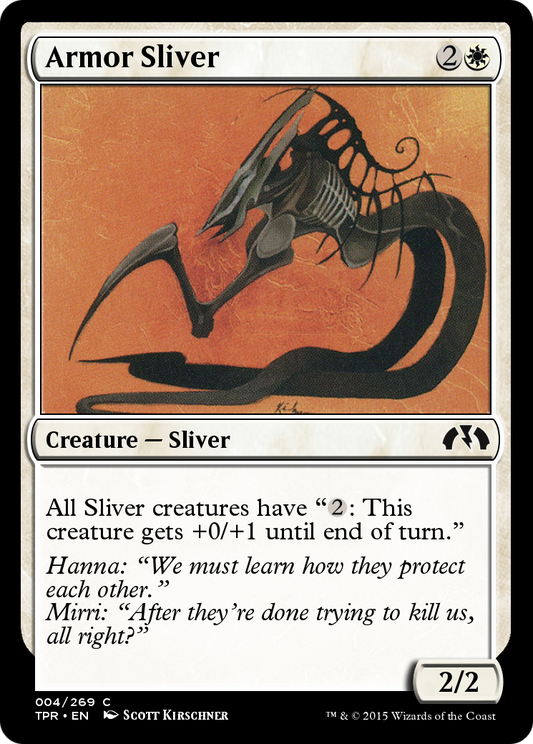 Armor Sliver (TPR-004) - Tempest Remastered Foil