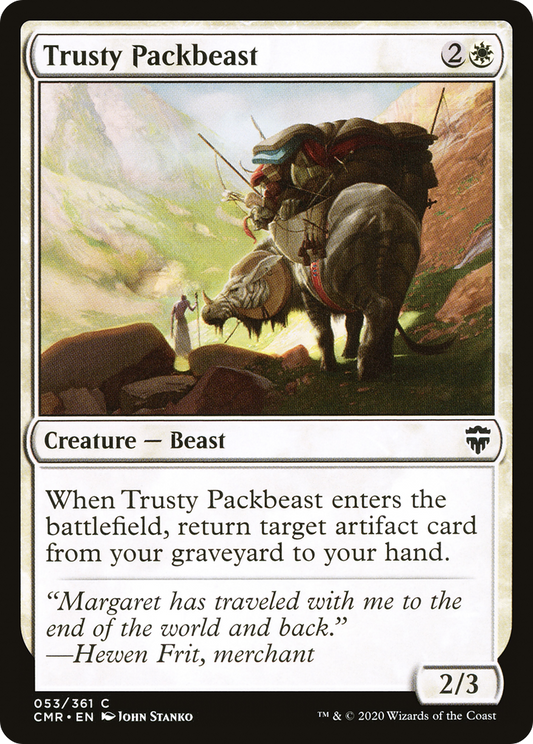 Trusty Packbeast (CMR-053) - Commander Legends Foil