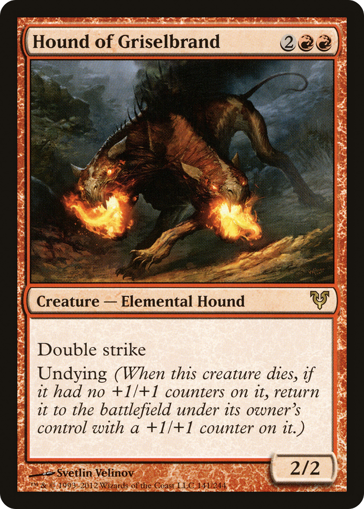 Hound of Griselbrand (AVR-141) - Avacyn Restored Foil