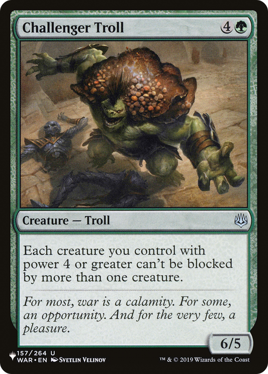Challenger Troll (LIST-WAR-157) - The List