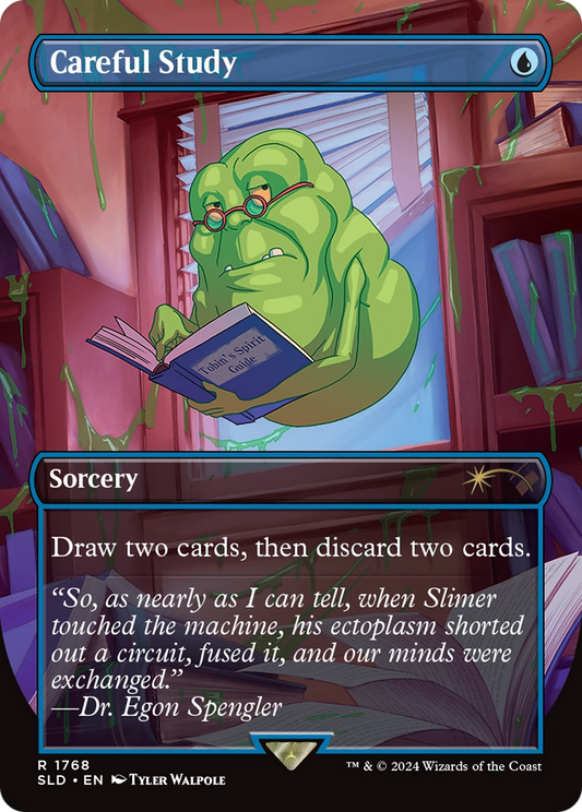 Careful Study (SLD-1768) - Secret Lair Drop (Borderless) Foil