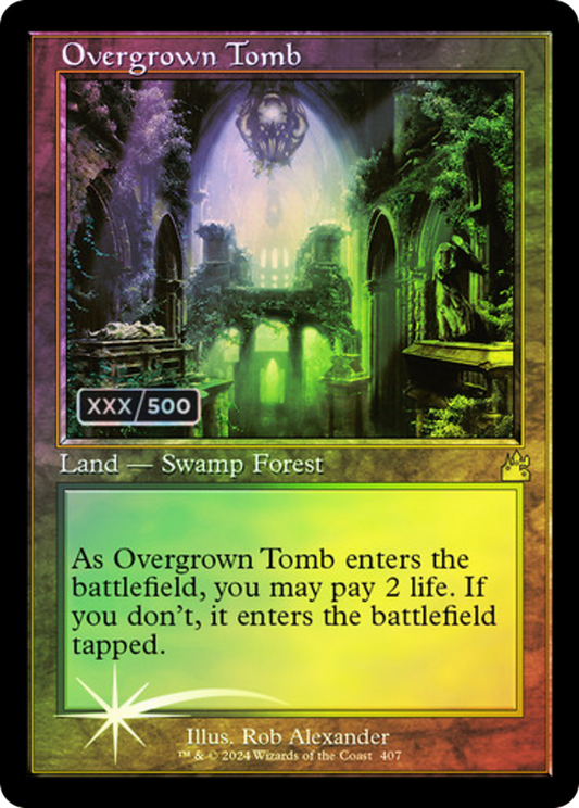 Overgrown Tomb (RVR-407Z) - Ravnica Remastered Foil