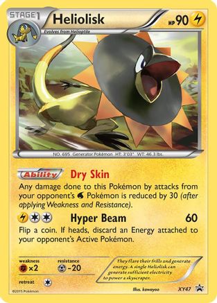 Heliolisk XY47 - XY Promos Holofoil - Promo
