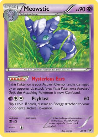 Meowstic XY48/211 - XY Black Star Promos Holofoil