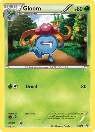 Gloom 002/98 - XY  Ancient Origins Reverse Holofoil - Uncommon