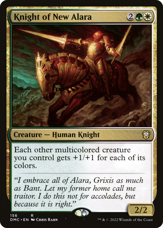 Knight of New Alara (DMC-156) - Dominaria United Commander