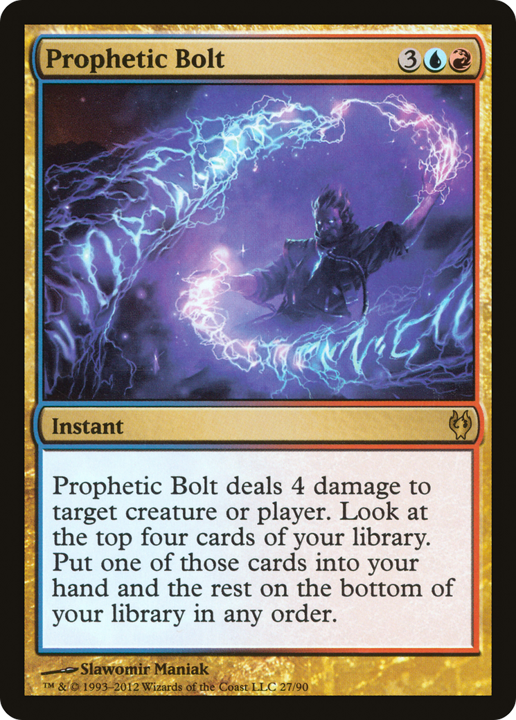 Prophetic Bolt (DDJ-027) - Duel Decks: Izzet vs. Golgari