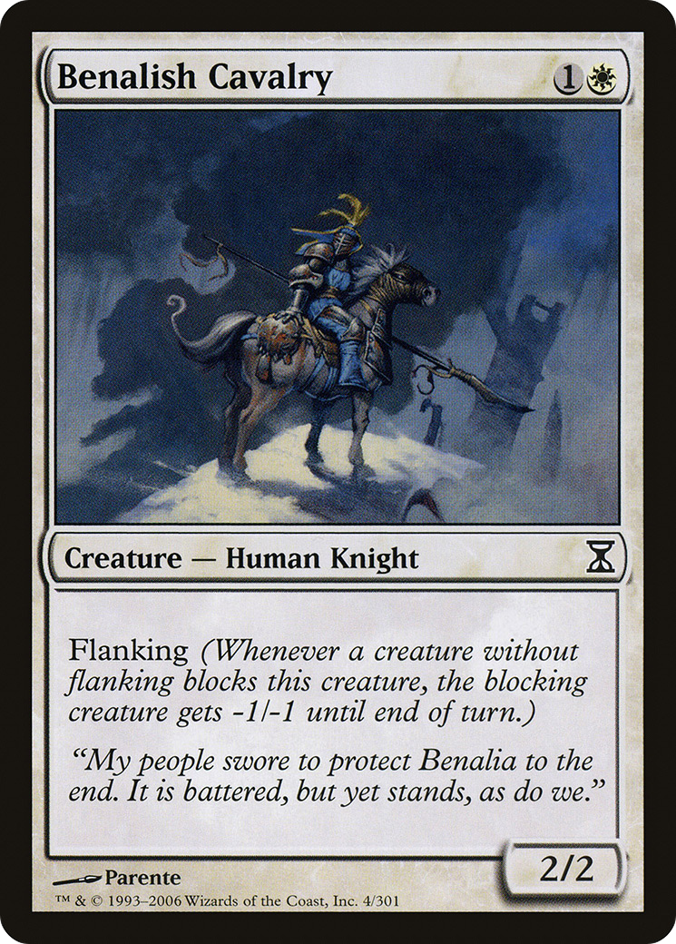 Benalish Cavalry (TSP-004) - Time Spiral Foil