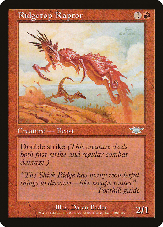 Ridgetop Raptor (LGN-108) - Legions Foil