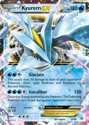 Kyurem EX 025/98 - XY  Ancient Origins Holofoil - Ultra Rare