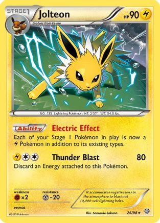 Jolteon 26/98 - Ancient Origins Reverse Holofoil