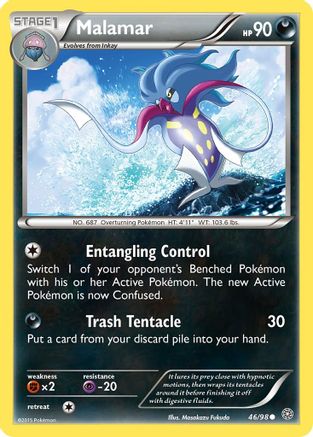Malamar 046 - XY  Ancient Origins Normal - Common