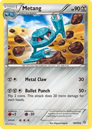 Metang (48/98) - XY  Ancient Origins  - Uncommon