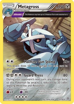 Metagross (50/98) - XY  Ancient Origins  - Rare