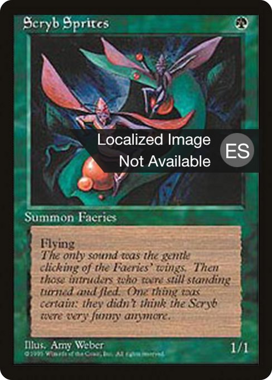 Scryb Sprites (4BB-270) - Fourth Edition Foreign Black Border