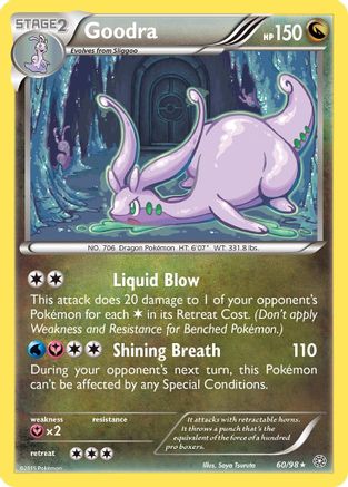 Goodra 060/98 - XY  Ancient Origins Reverse Holofoil - Holo Rare