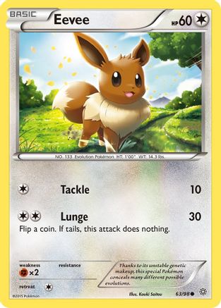 Eevee 063/98 - XY  Ancient Origins Normal - Common