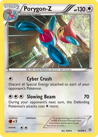 Porygon 066/98 - XY  Ancient Origins Reverse Holofoil - Rare