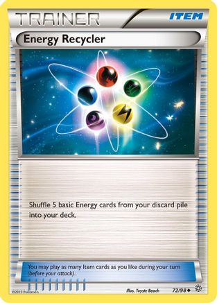 Energy Recycler 072/98 - XY  Ancient Origins Reverse Holofoil - Uncommon