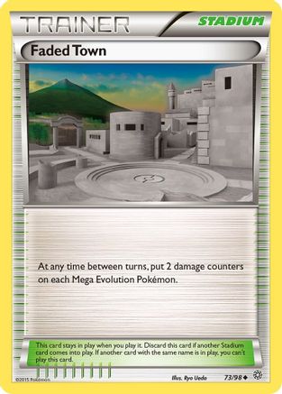 Faded Town 073 - XY  Ancient Origins Reverse Holofoil - Uncommon