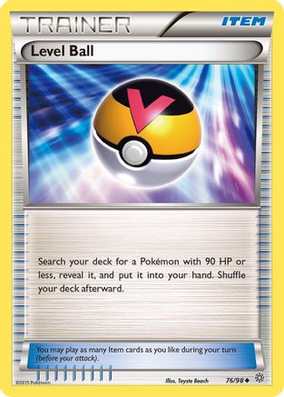 Level Ball 076/98 - XY  Ancient Origins Normal - Uncommon