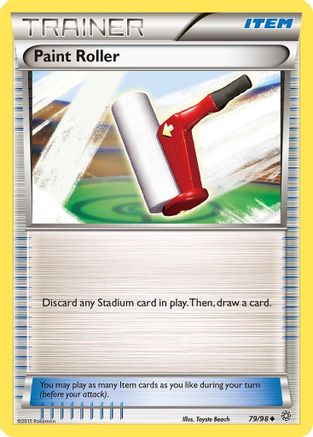 Paint Roller 079/98 - XY  Ancient Origins Reverse Holofoil - Uncommon
