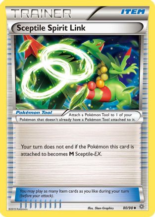 Sceptile Spirit Link 80/98 - Ancient Origins Reverse Holofoil